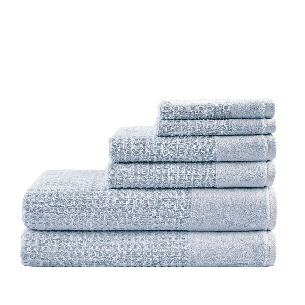 Bath Linen, Spa Waffle Cotton Waffle Jacquard, Lightweight Design, Machine-Washable Care for Home Bathrooms and Everyday Care image 10
