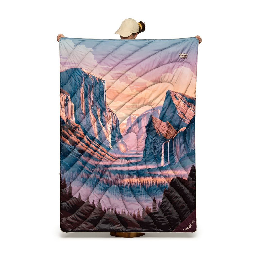 Cozy Throw Blanket, Original Puffy Yosemite Dawn for Living Rooms, Bedrooms and Everyday Lounging image 10
