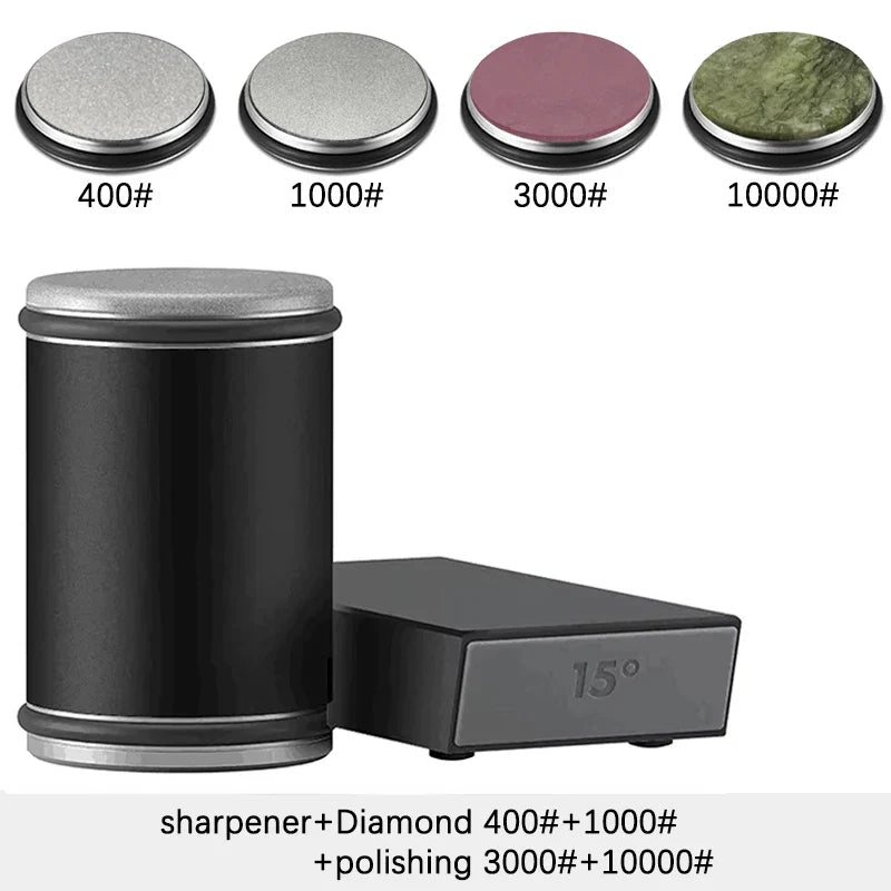Rolling Knife Sharpener, with Magnetic Base 15° & 20° Angle Guide for Everyday Meal Prep and Home Kitchens, 15 Color Options image 10