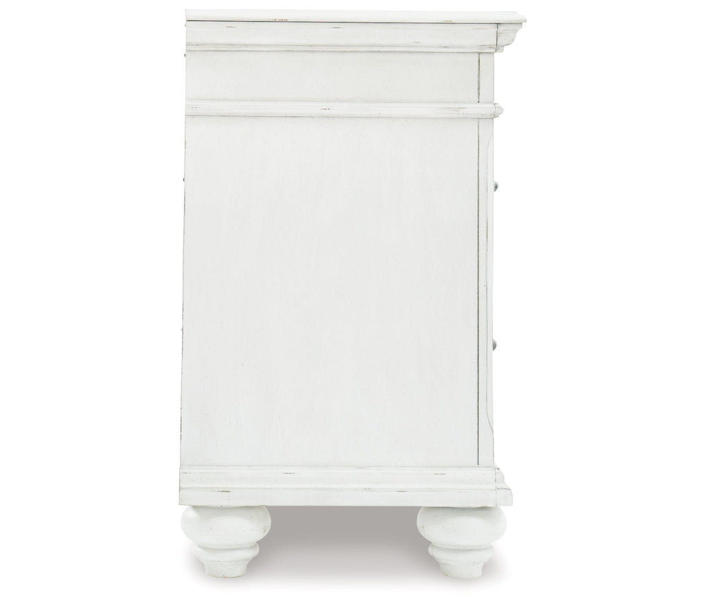 Nightstand, Kanwyn Whitewash, Solid Wood Construction for Bedside Storage, Bedroom Organization and Guest Rooms image 10