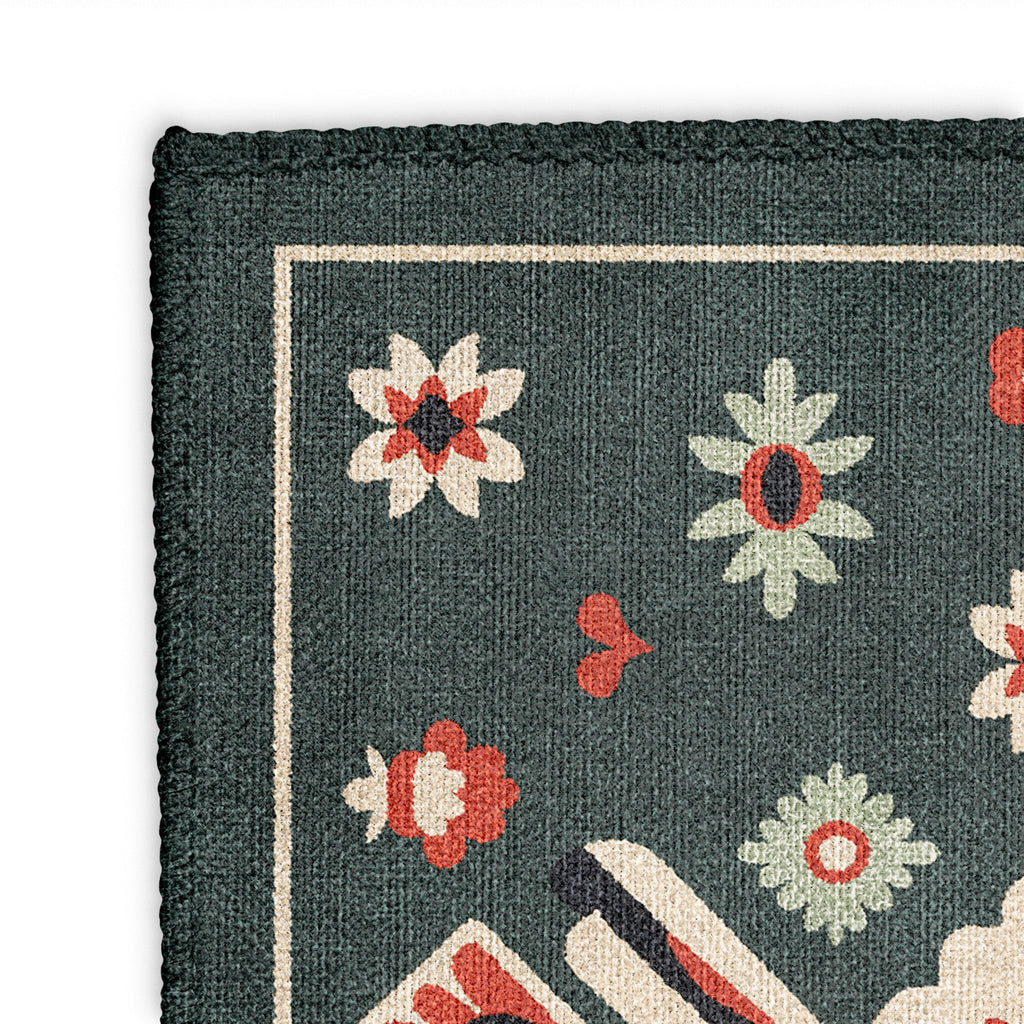 Area Rug, Solano Sage & Terracotta for Hallways, Dining Spaces and Home Decor, 10 Size Options image 10