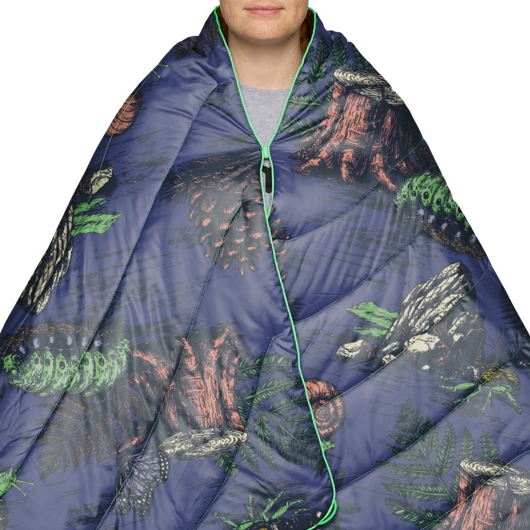 Puffy Blanket, Original Forest Floor, Weather-Resistant Shell for Outdoor Seating, Travel and Camping Comfort image 10
