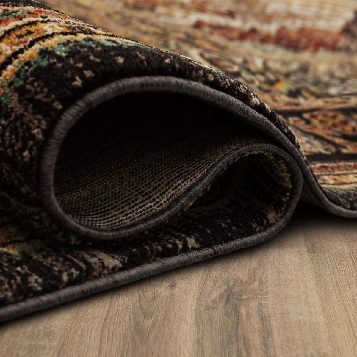 Area Rug, Spice Market Petra Charcoal for Living Rooms, Bedrooms and Entryways, 5 Size Options image 10
