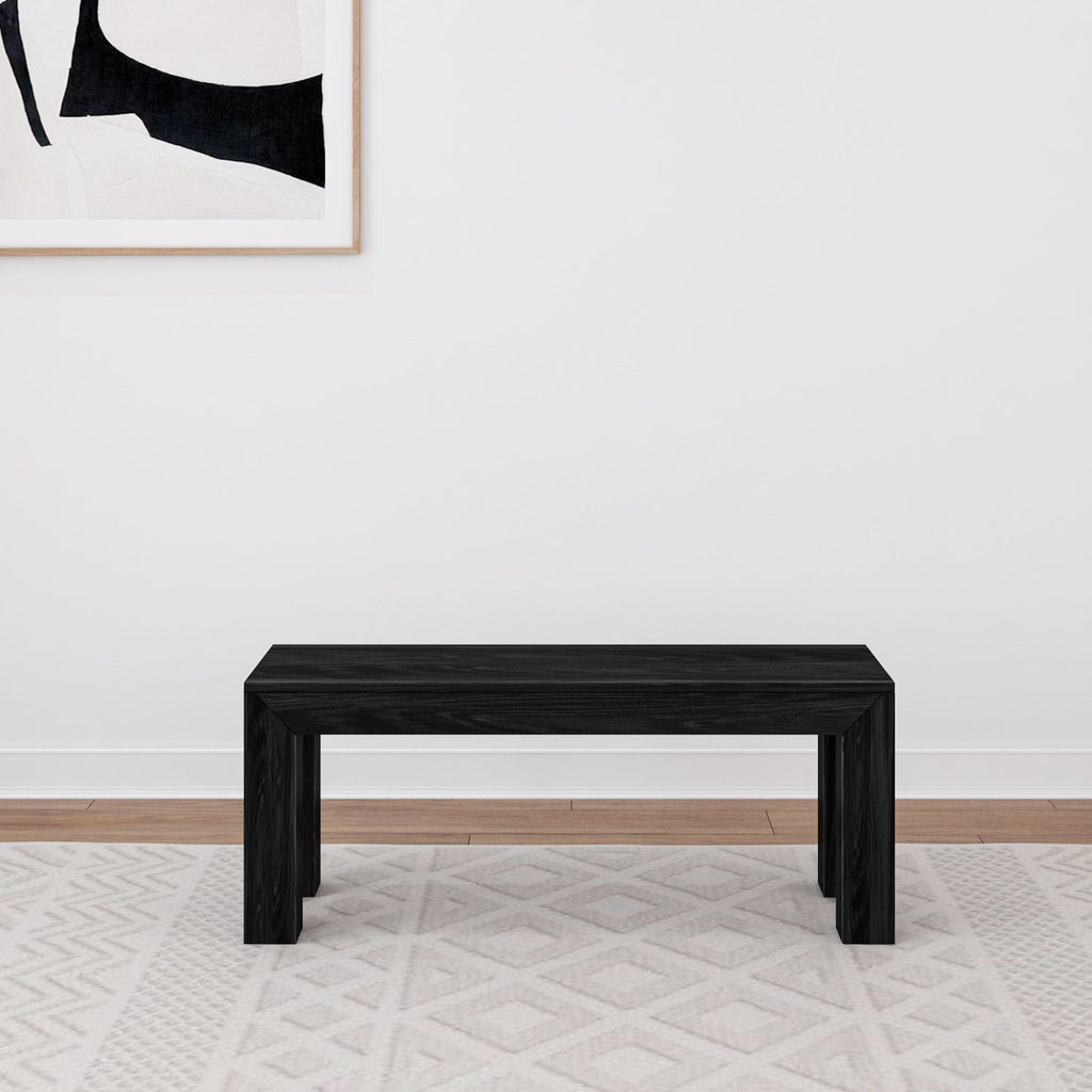 Dining Bench, Modern 49" for Dining Rooms, Kitchen Tables and Everyday Seating, 5 Color Options image 10