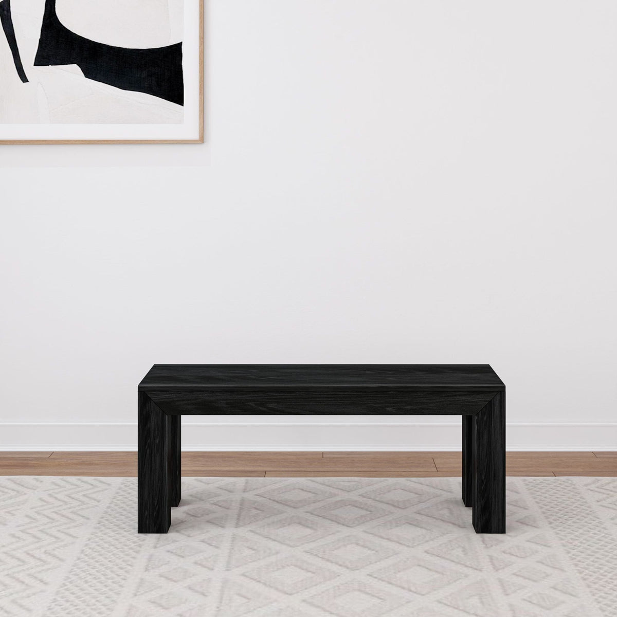 Dining Bench, Modern 49" for Dining Rooms, Kitchen Tables and Everyday Seating, 5 Color Options image 10