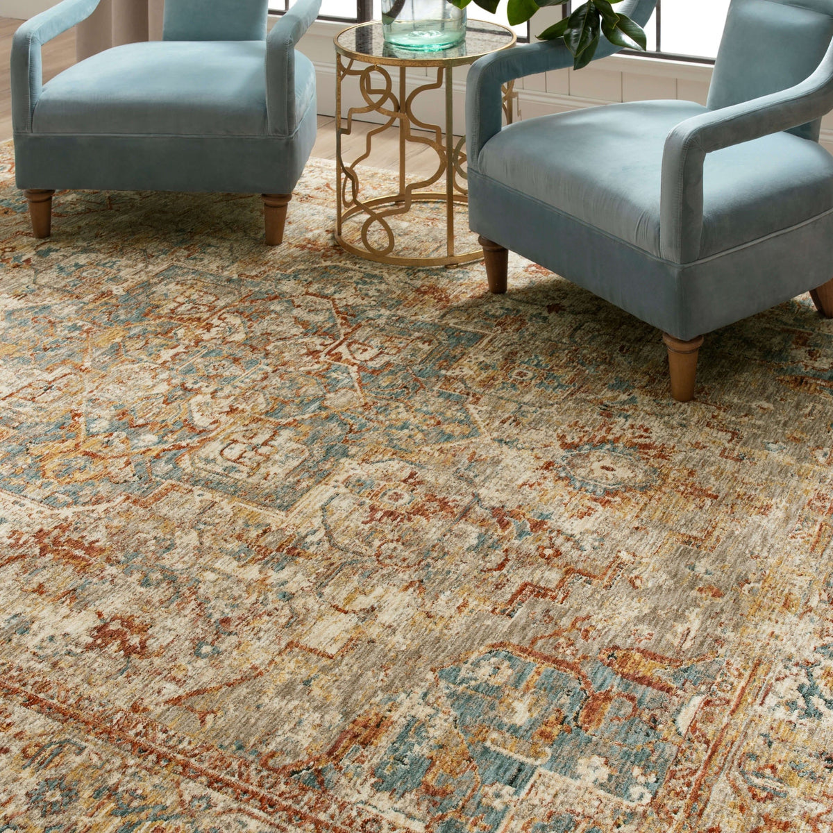 Area Rug, Marash Ezine Cream for Living Rooms, Bedrooms and Entryways, 7 Size Options, Designed for Hallways, Dining Spaces and Home Decor image 10