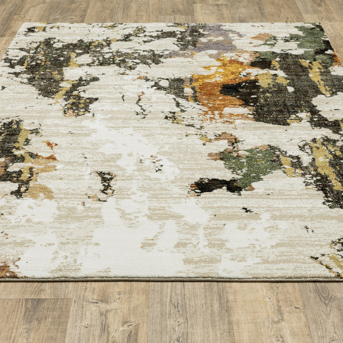 Area Rug, Evolution 7770J Beige Charcoal for Hallways, Dining Spaces and Home Decor, 11 Size Options image 10