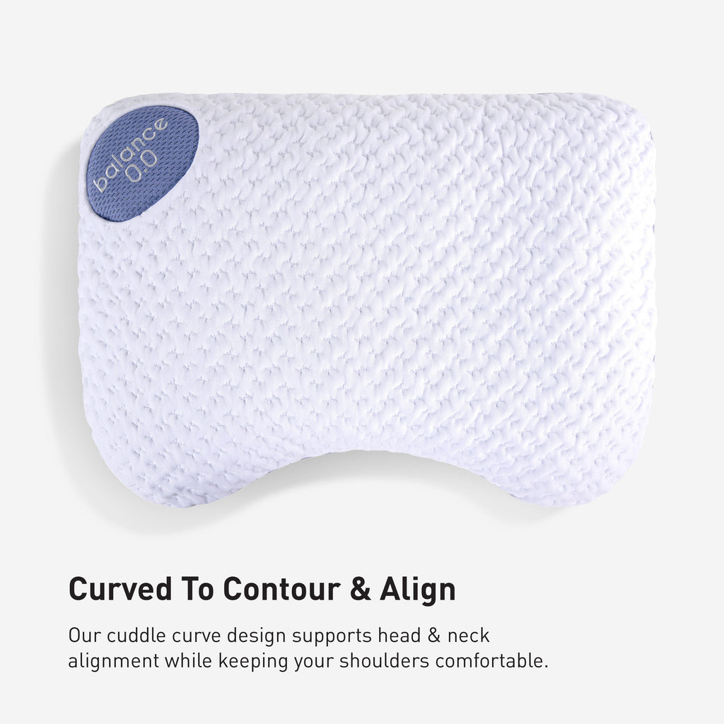 Bed Pillow, Balance Cuddle Curve Performance for Everyday Sleep and Guest Room Bedding, 4 Size Options image 10