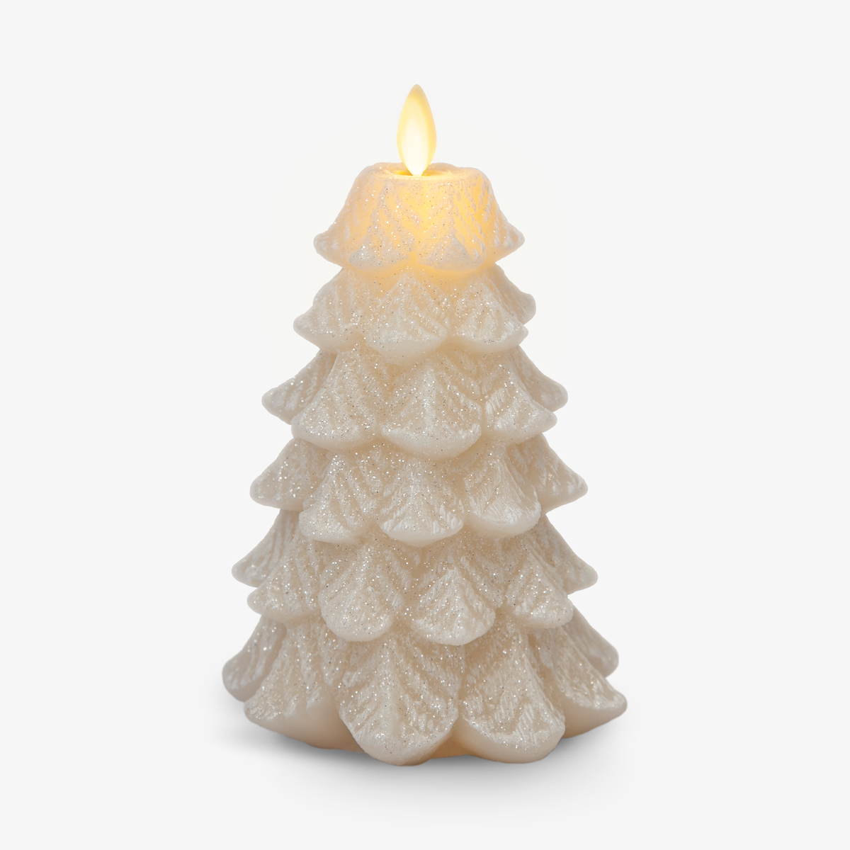 Flameless Candle, White Swan Tree for Mantels, Entryways and Holiday Displays, 2 Size Options image 10