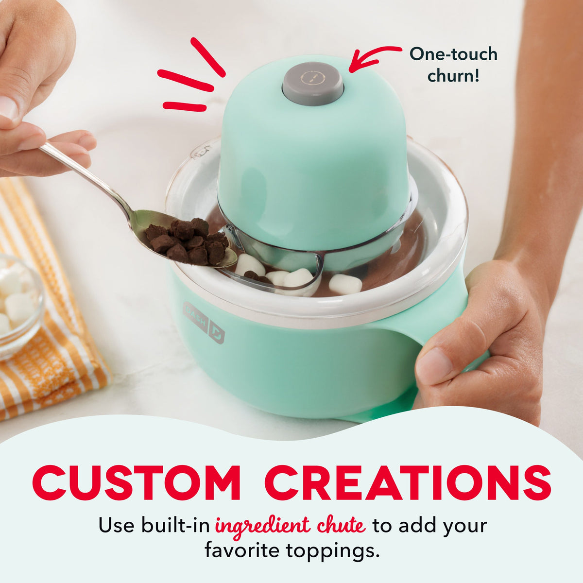 Coffee Mug, My Ice Cream Maker for Everyday Drinks, Home and Entertaining, 2 Sizes and 2 Colors image 10