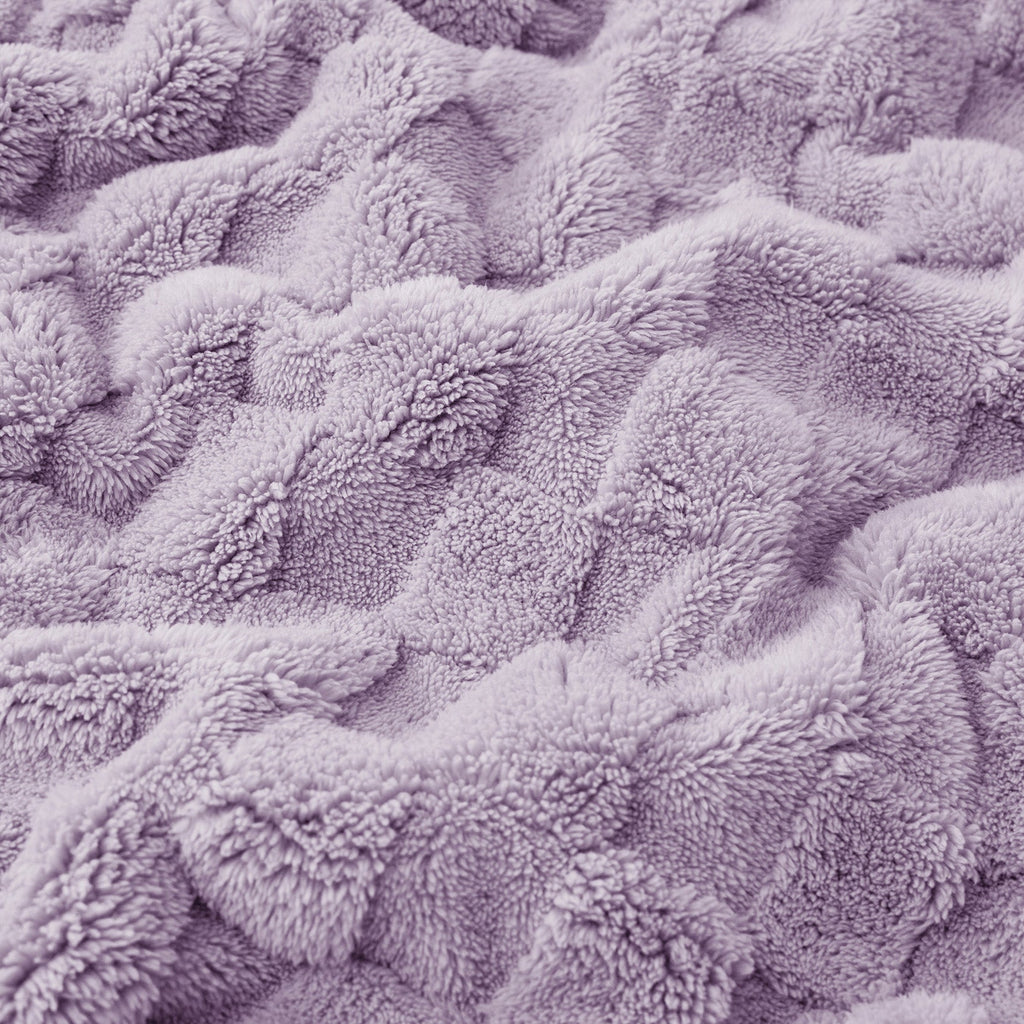 Cozy Throw Blanket, Jacquard Shaggy Sherpa for Living Rooms, Bedrooms and Everyday Lounging, 4 Sizes and 19 Colors image 10