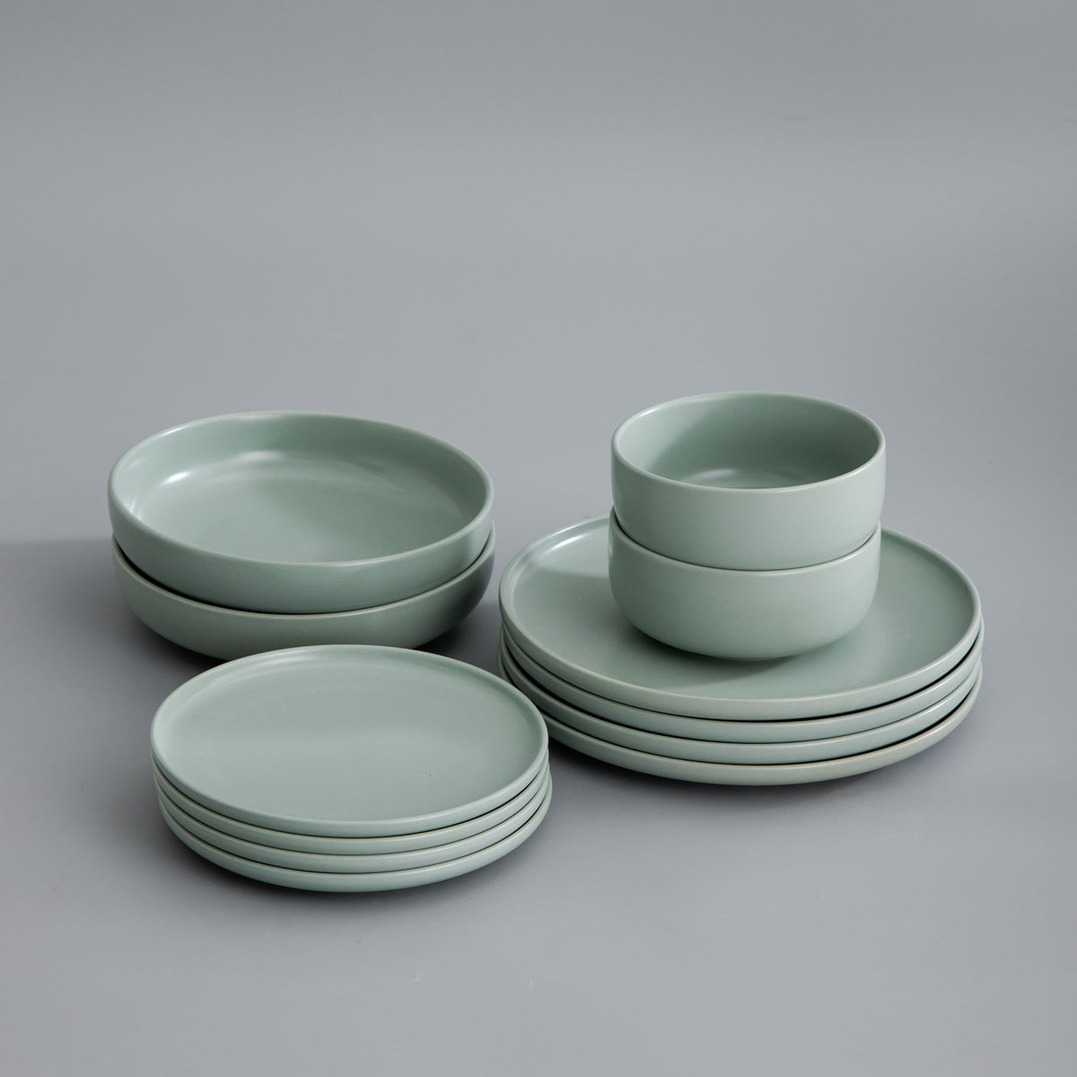 Dinnerware, Minimalist Salad Plate for Everyday Meals and Table Settings, 4 Sizes and 5 Colors image 10