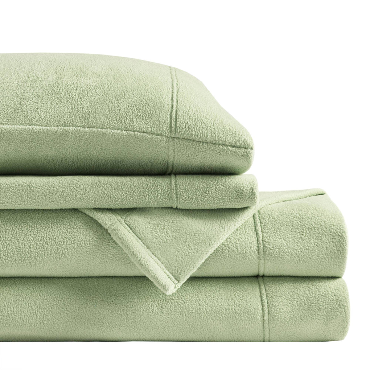 Bed Sheet Set, Micro Fleece, Machine-Washable Care for Everyday Bedroom Comfort and Guest Rooms, 6 Sizes and 15 Colors image 10