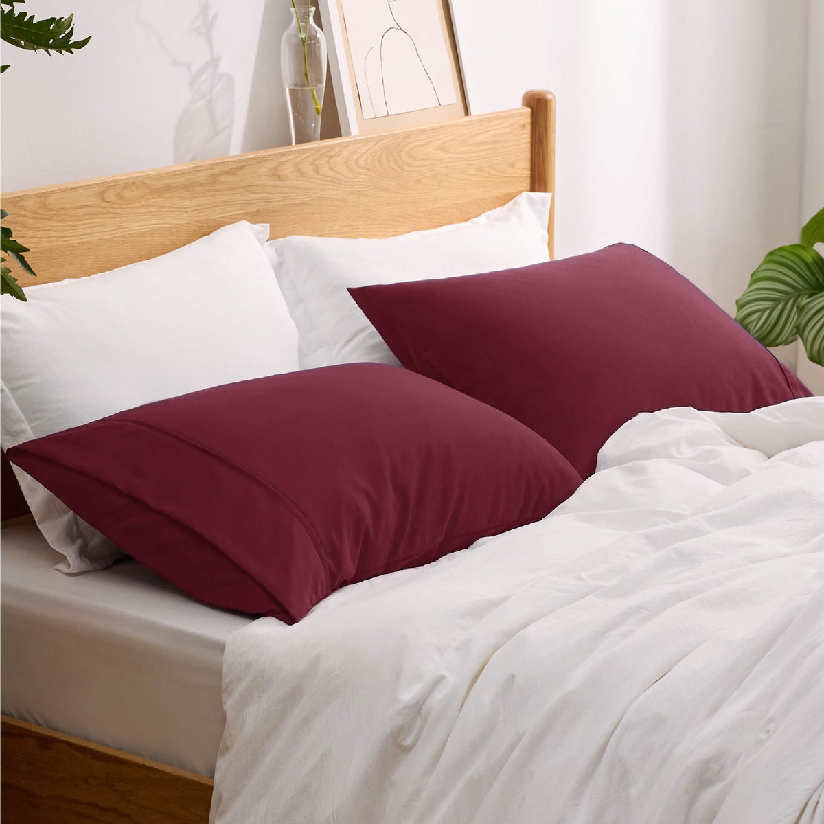 Decorative Pillow Sham, Fade and Stain Resistant Microfiber for Guest Rooms, Headboards and Everyday Bedroom Decor, 4 Sizes and 18 Colors image 10