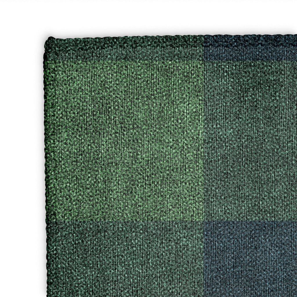 Area Rug, Buffalo Plaid Green & Navy for Hallways, Dining Spaces and Home Decor, 10 Size Options image 10
