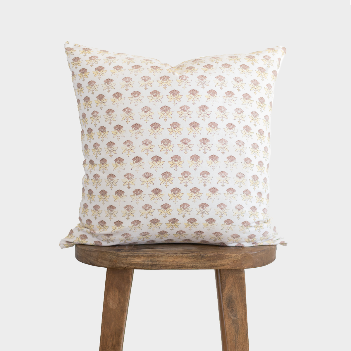 Decorative Pillow Cover Set, Fleur White Floral 18" 22" 24", Machine-Washable Care for Bedroom Styling and Living Room Decor, 3 Size Options image 10