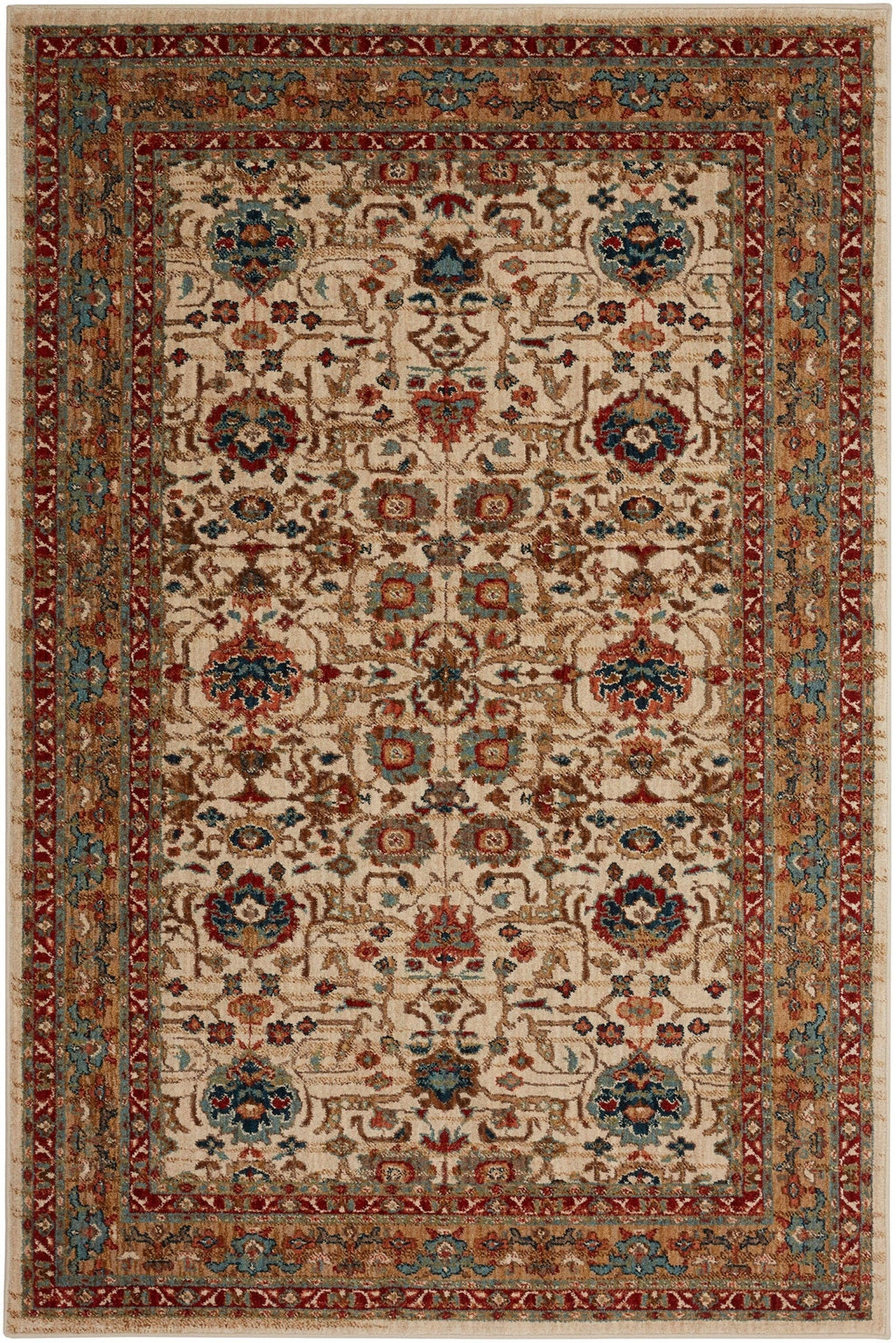 Area Rug, Spice Market Keralam Cream for Living Rooms, Bedrooms and Entryways, 5 Size Options image 10