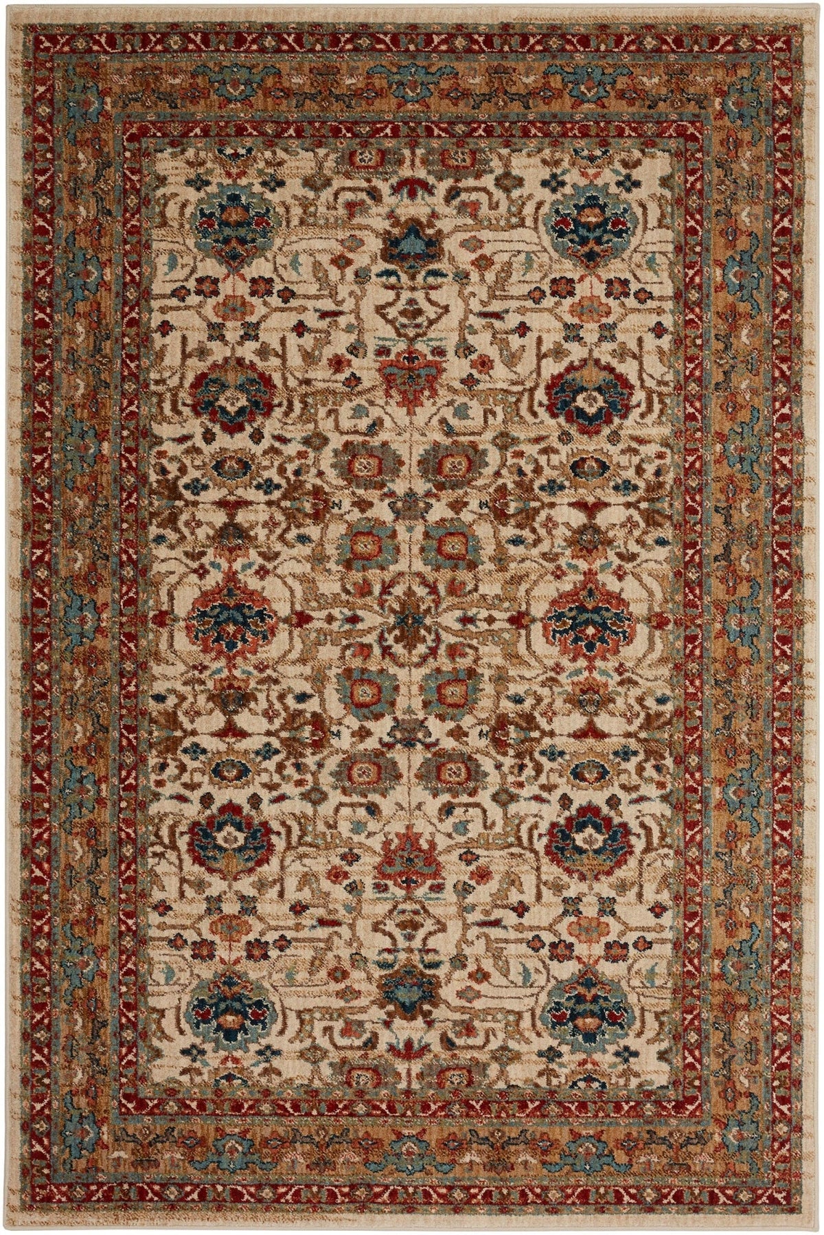 Area Rug, Spice Market Keralam Cream for Living Rooms, Bedrooms and Entryways, 5 Size Options image 10