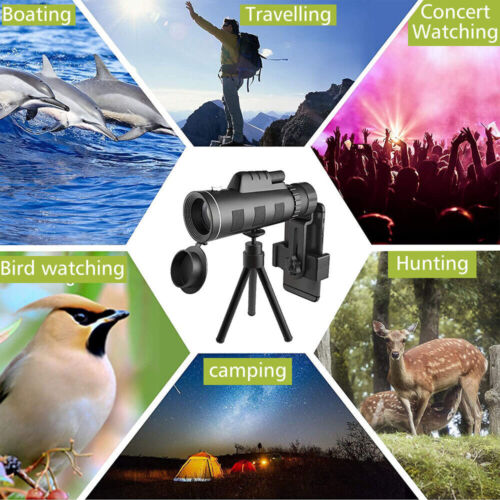 40x60 Zoom HD Monocular Telescope / Spotting Scope with BAK4 Prisms image 10