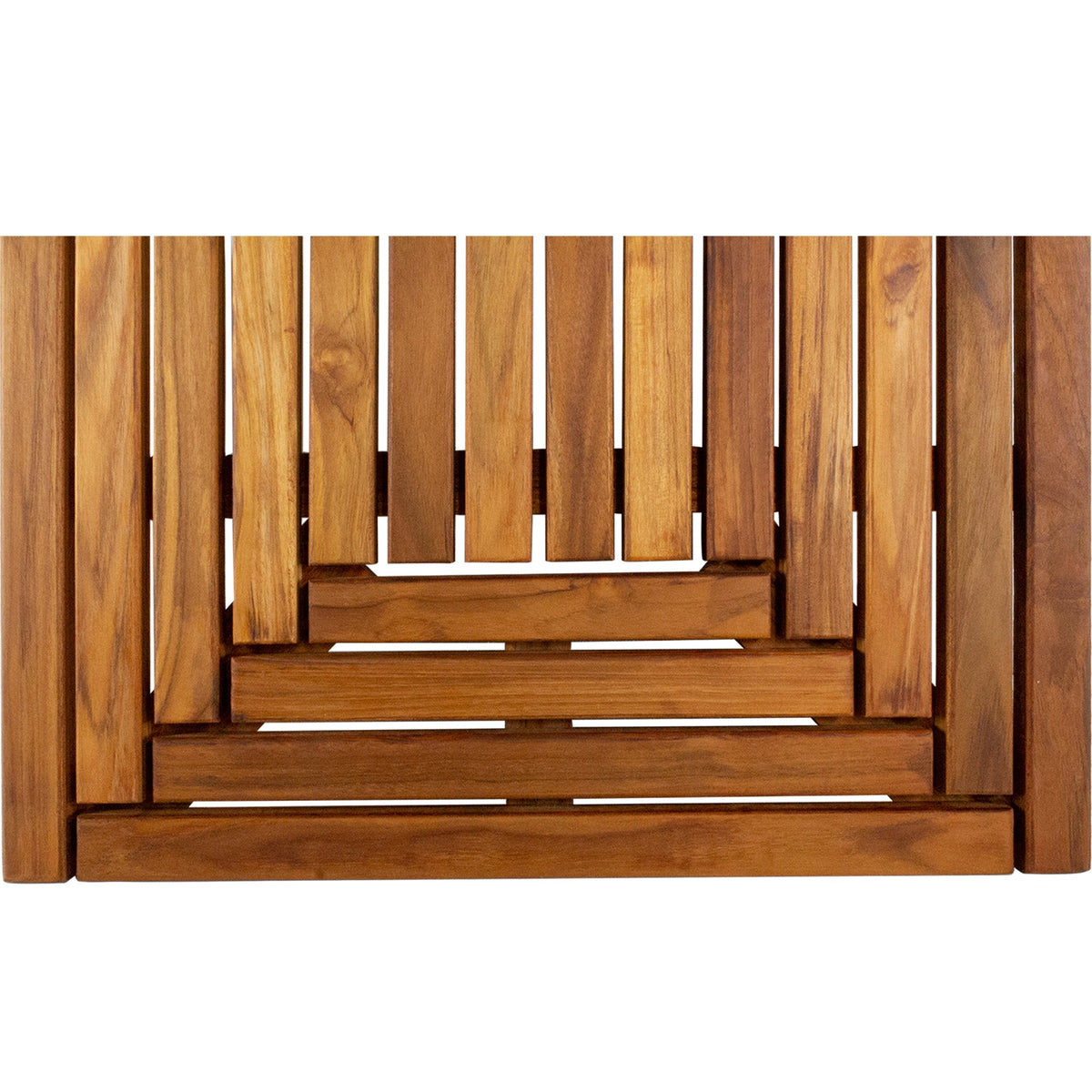 Teak Shower Mat, Denver Oiled Double Framed 39" x 19", Non-Slip Design for Indoor or Outdoor Showers, Bathrooms and Spa Areas image 10