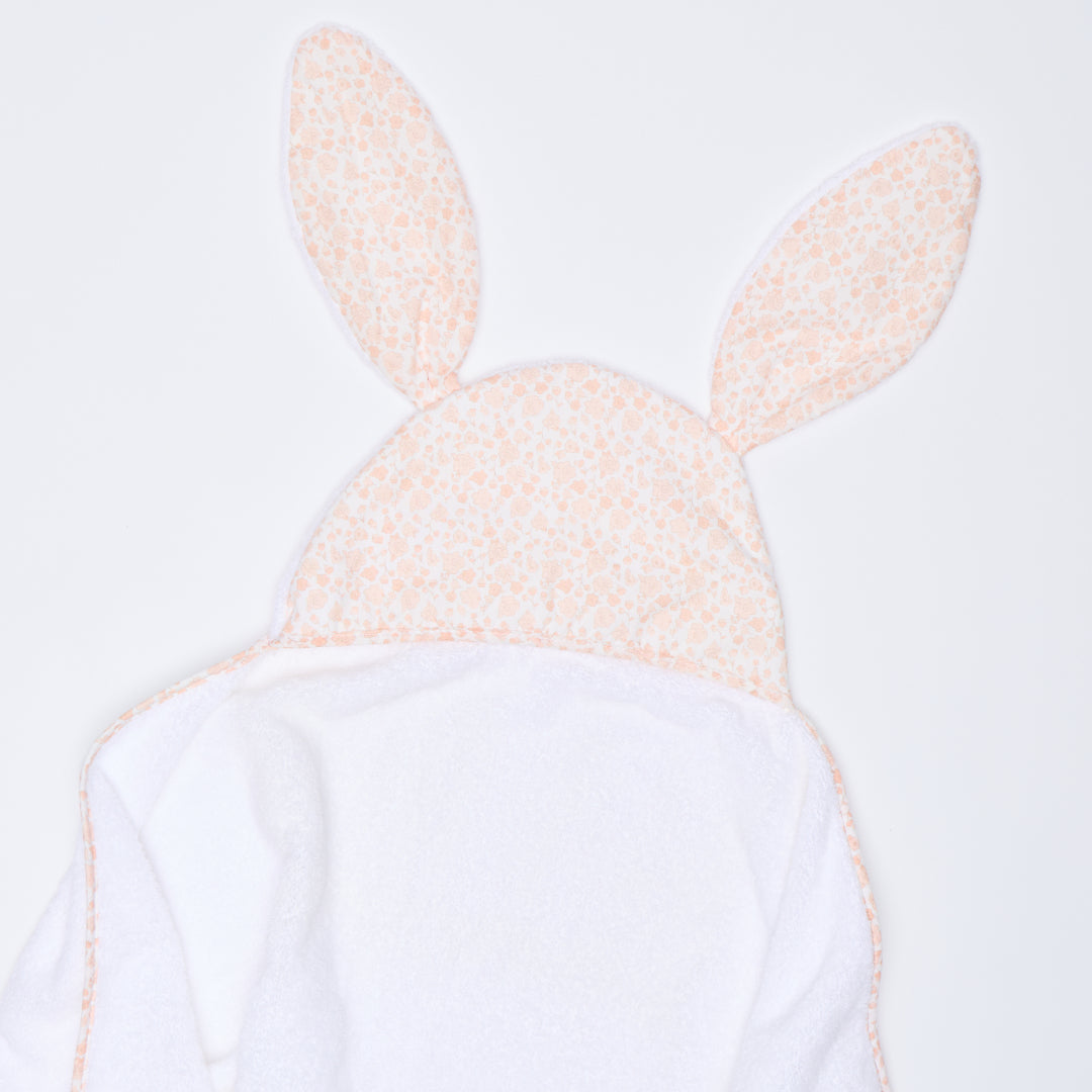 Kids Hooded Towel, Percale Bunny Ears and Piped Edges for Kids Bath Routines, Bathroom Drying and Everyday Towel Use, 2 Color Options image 10