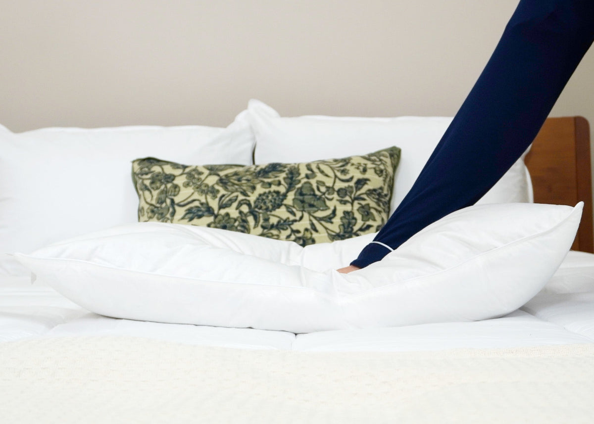 Bed Pillow, Down Dreams Classic Soft , Featured at Many, Breathable Construction for Everyday Sleep and Guest Room Bedding, 4 Size Options image 10