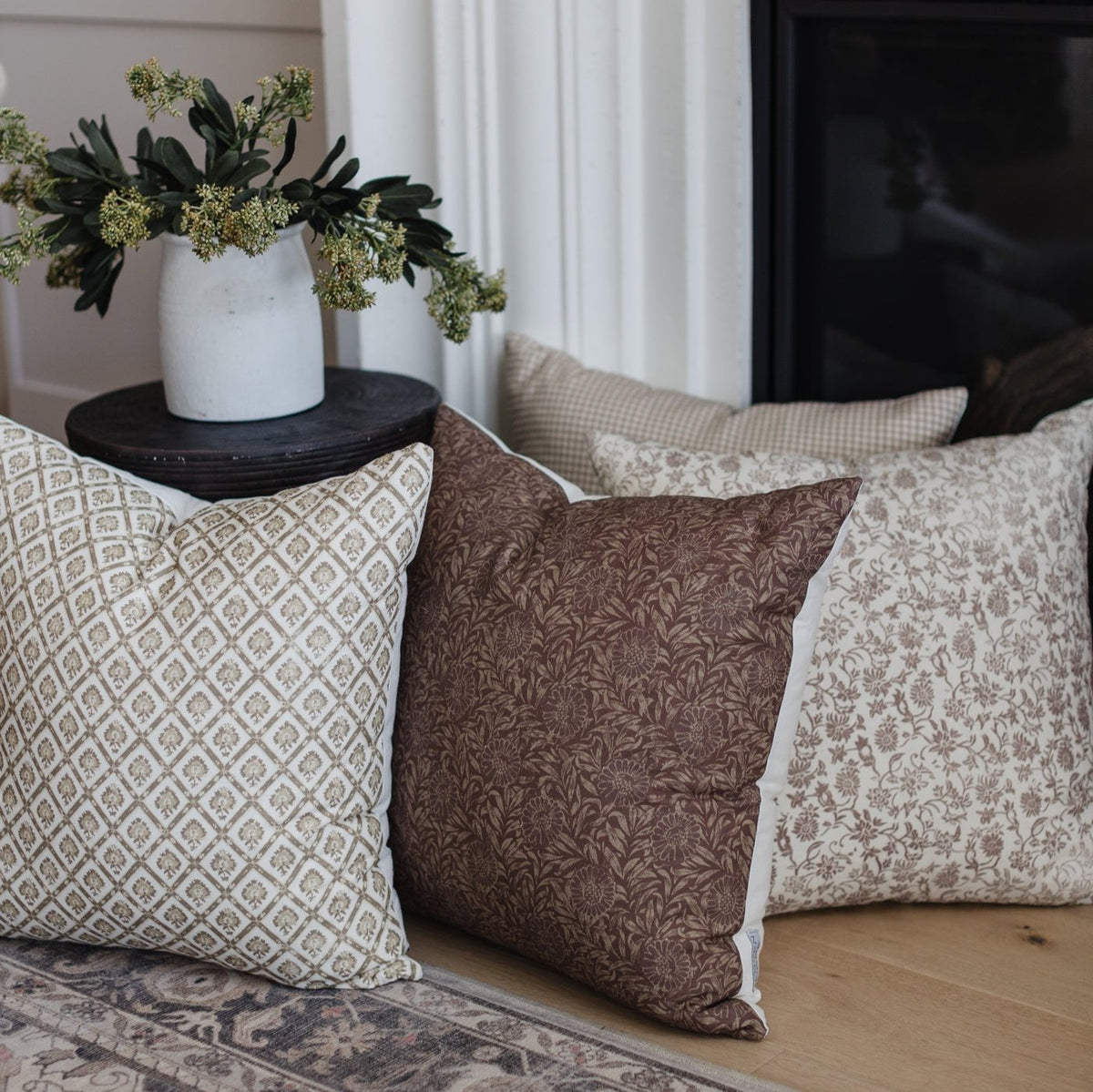 Decorative Pillow Cover Set, Maude 4 Pack 18", Machine-Washable Care for Bedroom Styling and Living Room Decor image 11