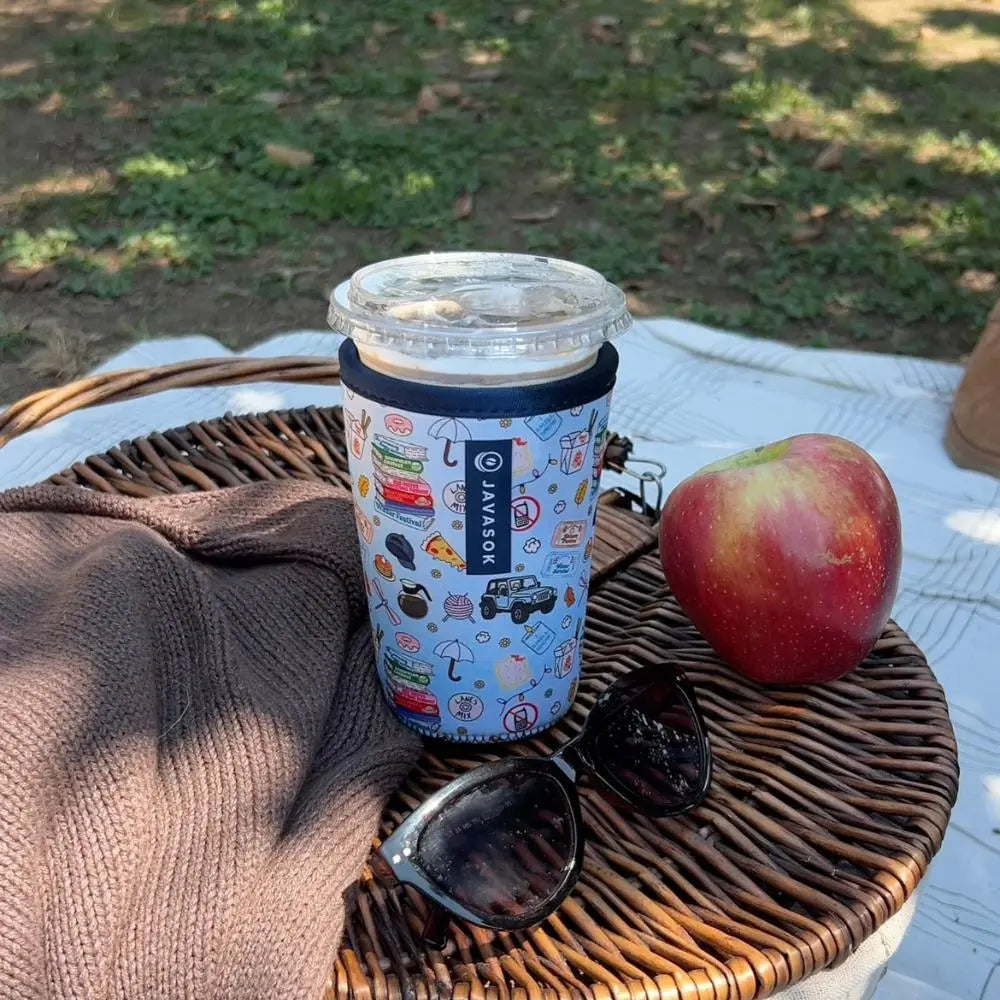 Reusable Cup Sleeve, Fast Talker, Lightweight Design, Neoprene Construction for Coffee Cups, Daily Commutes and Dry Hands, 4 Size Options image 11