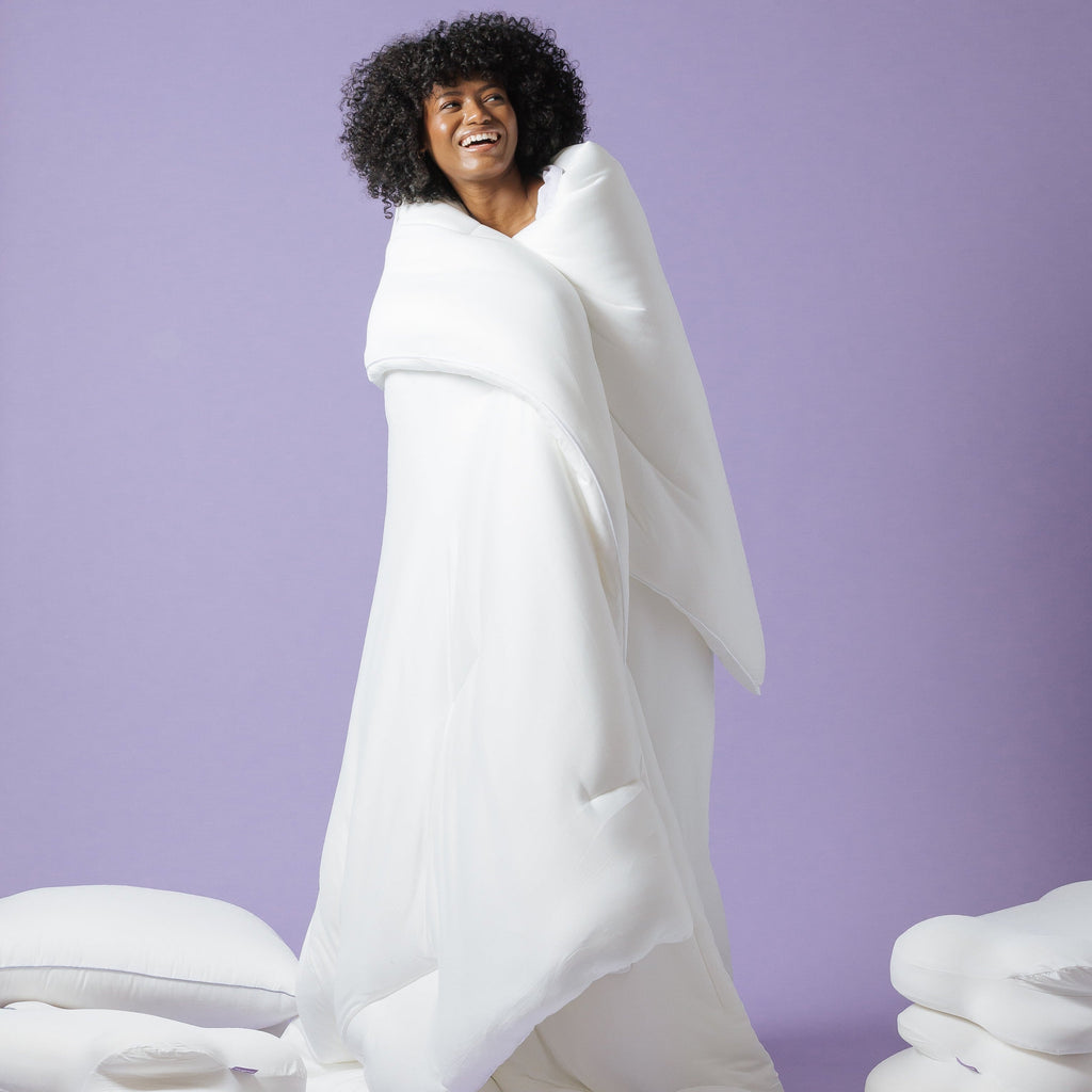 Bed Comforter, MarshMellow for Year-Round Bedroom Comfort and Restful Sleep, 3 Sizes and 10 Colors image 11