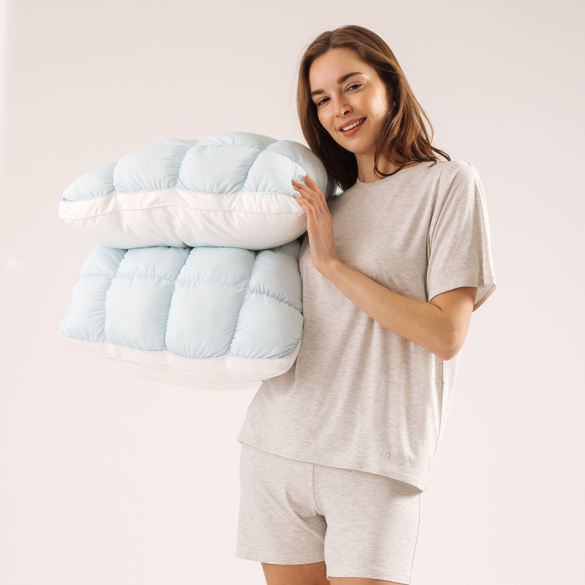 Bed Pillow, Puff, Cooling Comfort for Everyday Sleep and Guest Room Bedding, 2 Sizes and 7 Colors image 11