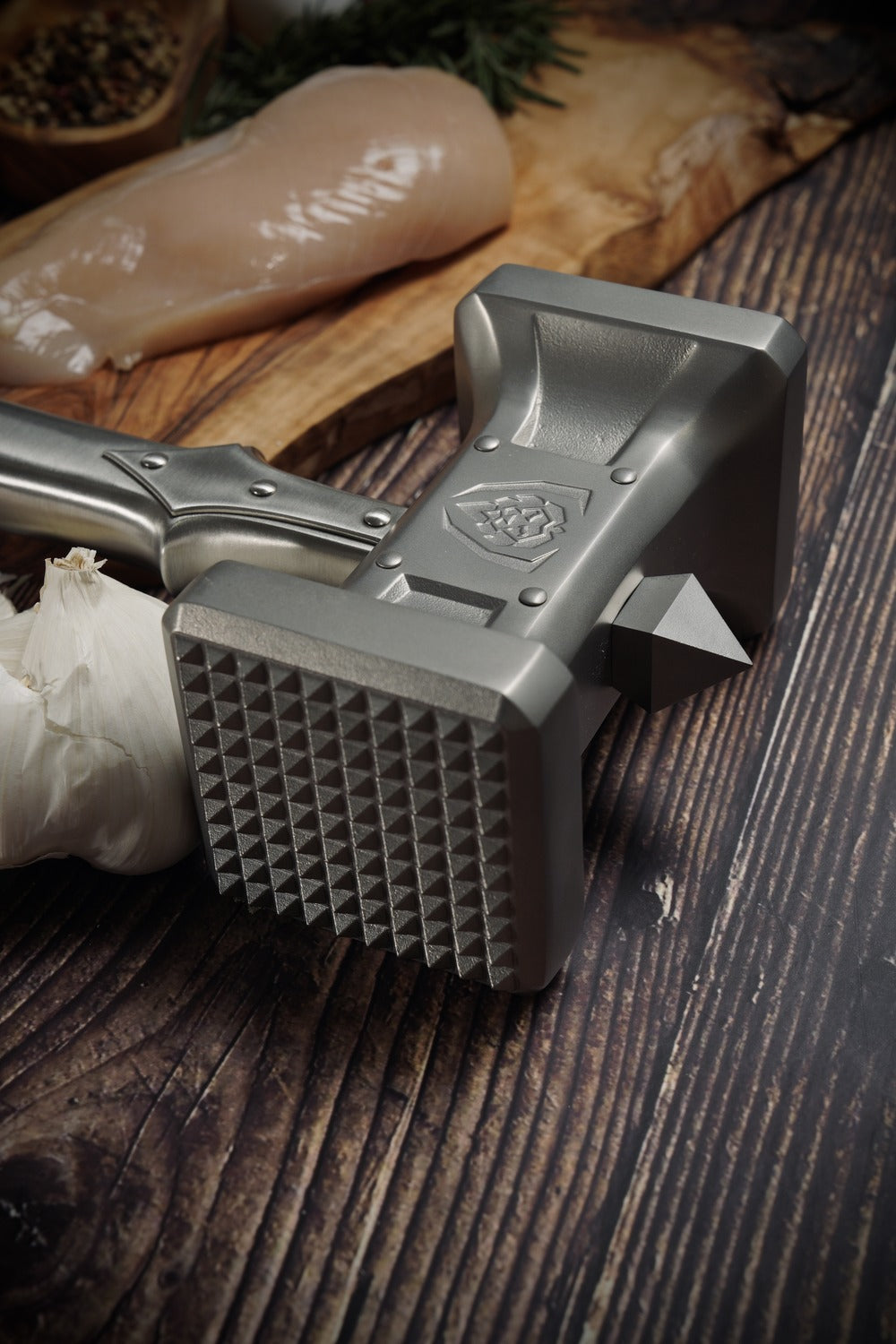 Kitchen Knife, Meat Tenderizer 15" Dual Sided, Heavy Duty, Stainless Steel Construction for Everyday Meal Prep and Home Kitchens image 11