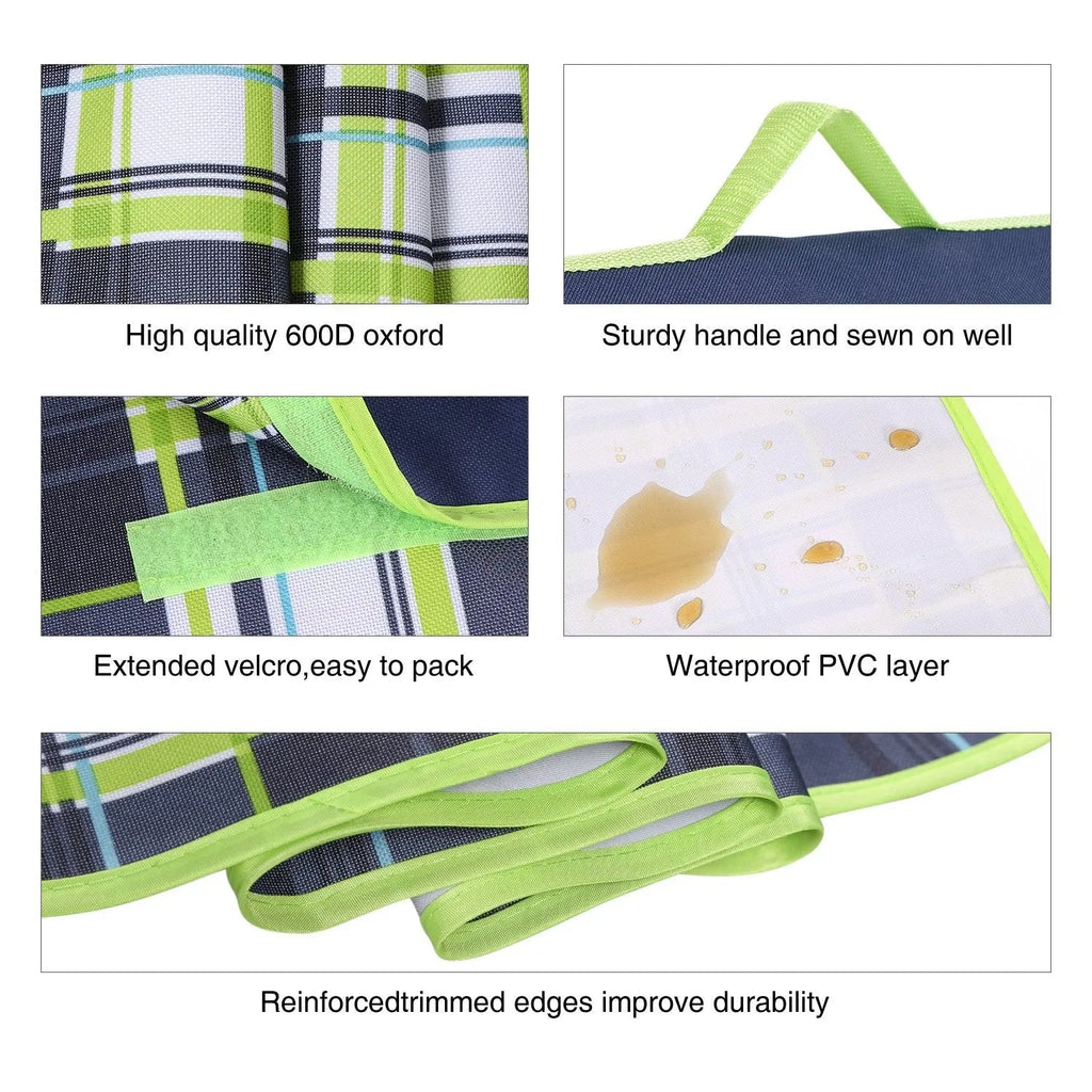 Cozy Throw Blanket, Extra Large Picnic Waterproof Sandproof, Lightweight Design for Sofas, Beds and Relaxing at Home, 2 Sizes and 2 Colors image 11