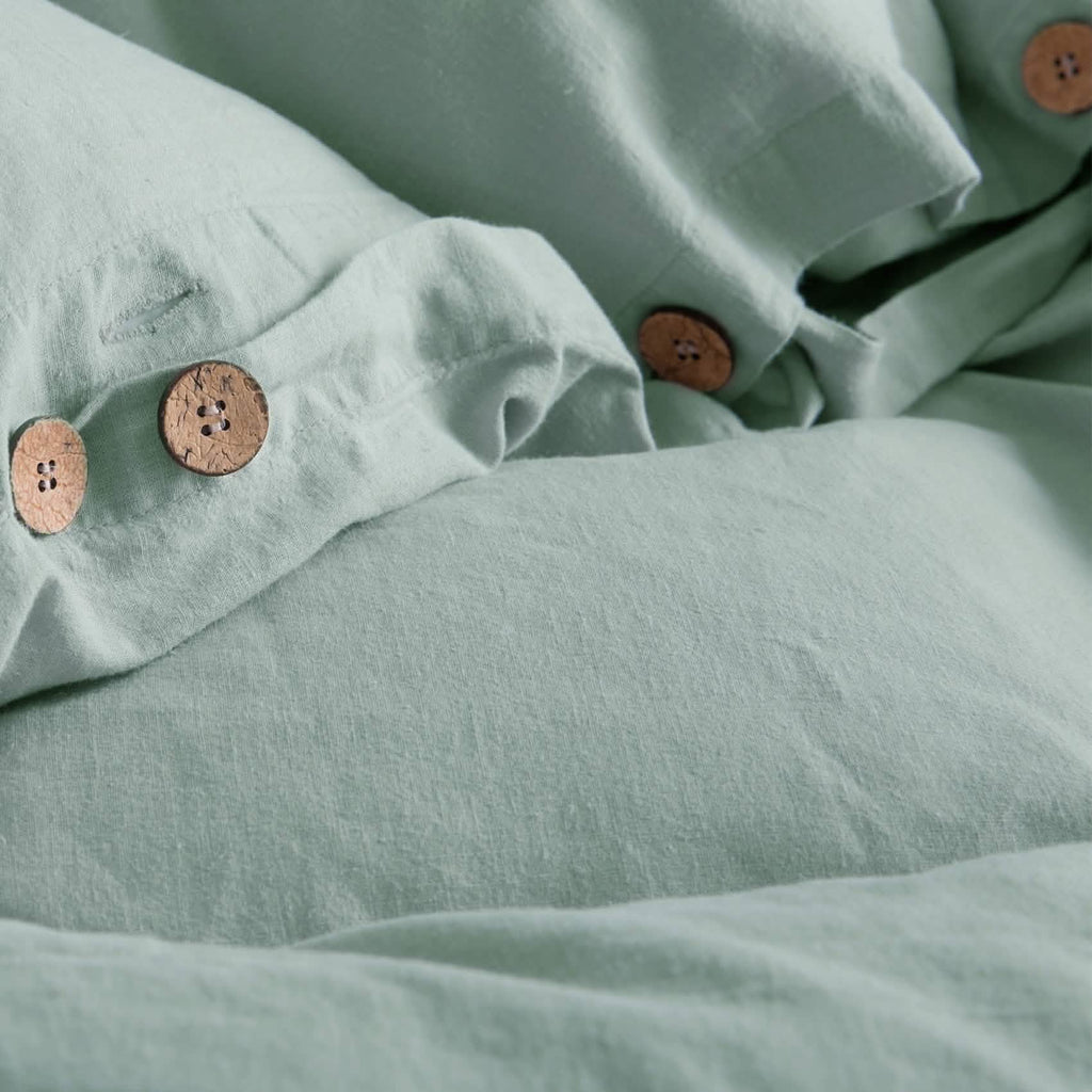 Duvet Cover Set, Cotton Linen Hybrid, Lightweight Design, Breathable Construction for Bedroom Bedding Refresh and Everyday Comfort image 11