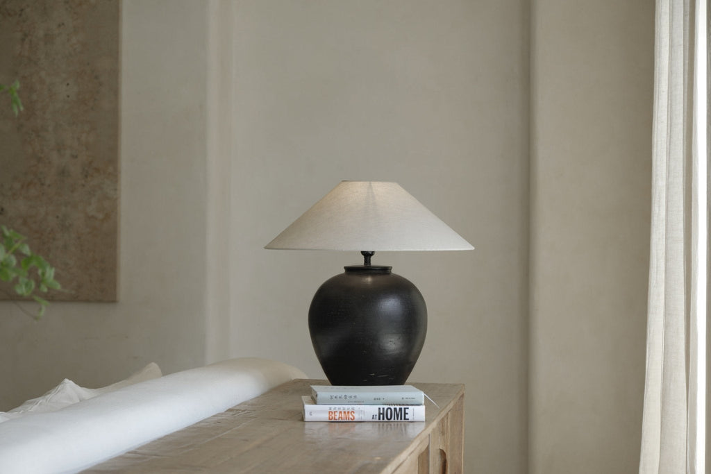 Portable Table Lamp, Egg Ceramic for Bedrooms, Living Rooms and Reading Corners, 3 Sizes and 2 Colors image 11