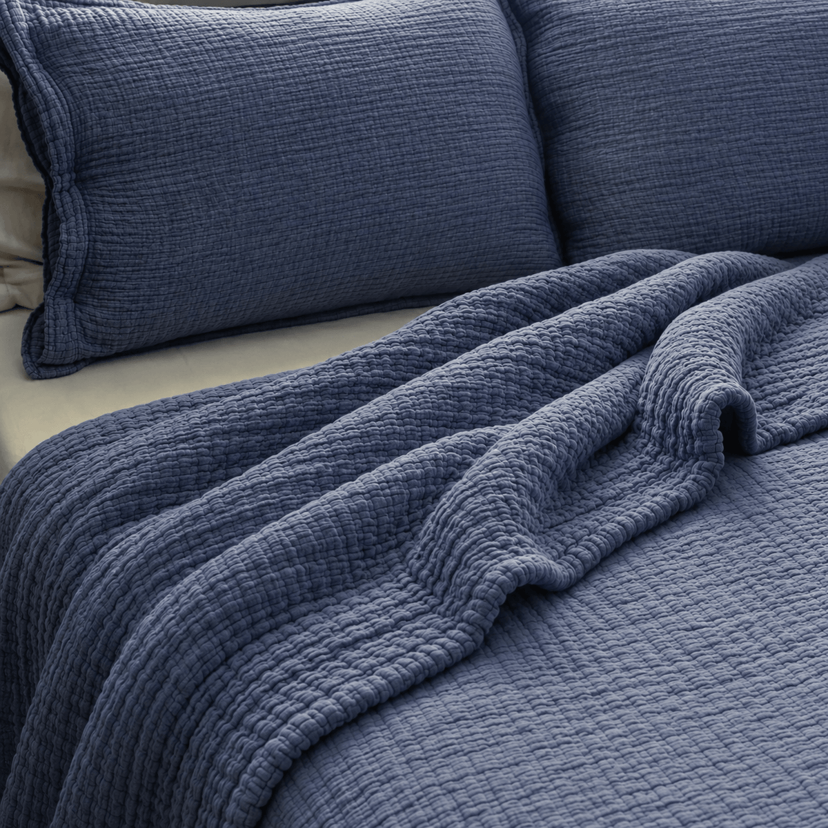 Cozy Throw Blanket, Extra Warm 10 Layer for Sofas, Beds and Relaxing at Home, 4 Sizes and 9 Colors image 11
