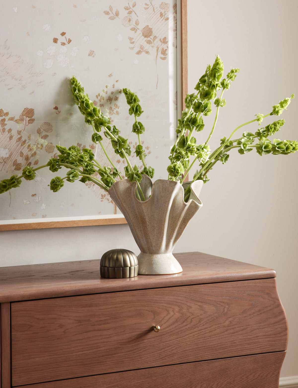 Decorative Vase, Darcia for Tabletop Arrangements and Home Decor, 3 Color Options, Designed for Flowers, Shelves and Living Spaces image 11