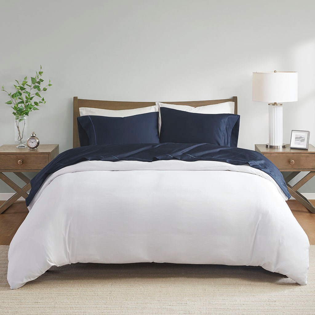 Bed Sheet Set, 600 Thread Count Pima Cotton Pima Cotton, Machine-Washable Care for Everyday Bedroom Comfort and Guest Rooms image 11