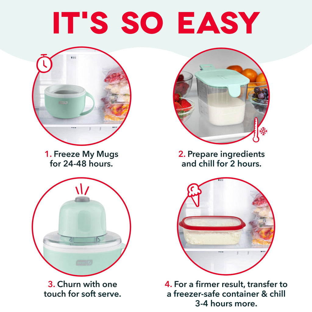Coffee Mug, My Ice Cream Maker for Everyday Drinks, Home and Entertaining, 2 Sizes and 2 Colors image 11