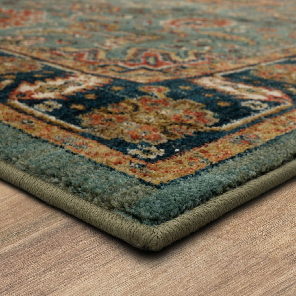 Area Rug, Spice Market Deir Aquamarine for Living Rooms, Bedrooms and Entryways, 6 Size Options image 11