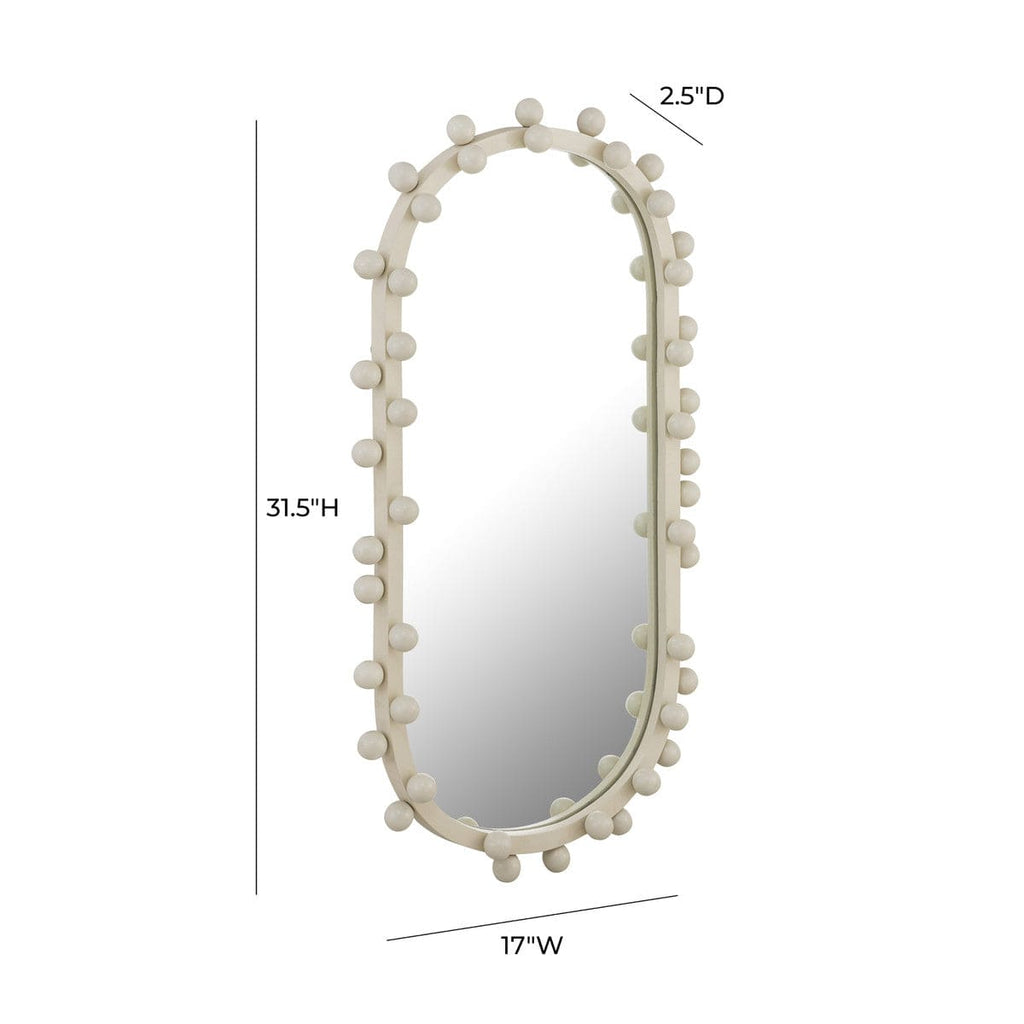 Home Wall Decor, Orbs Oval Mirror for Hallways, Home Offices and Living Spaces, 2 Size Options image 11