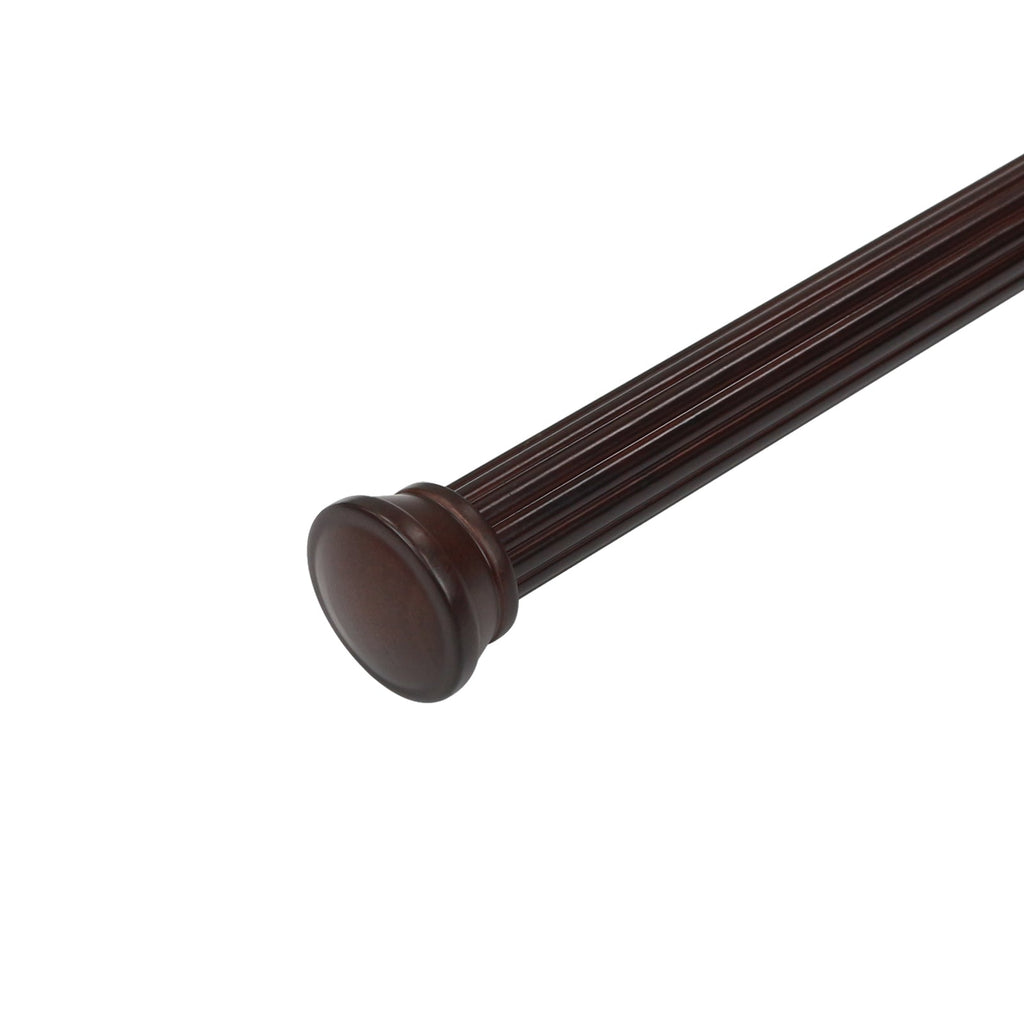 Window Curtain, (4FT & 6FT & 8FT) 1 3 8 in. Wood Single Rod for Windows, Room Styling and Everyday Privacy, 5 Sizes and 3 Colors image 11