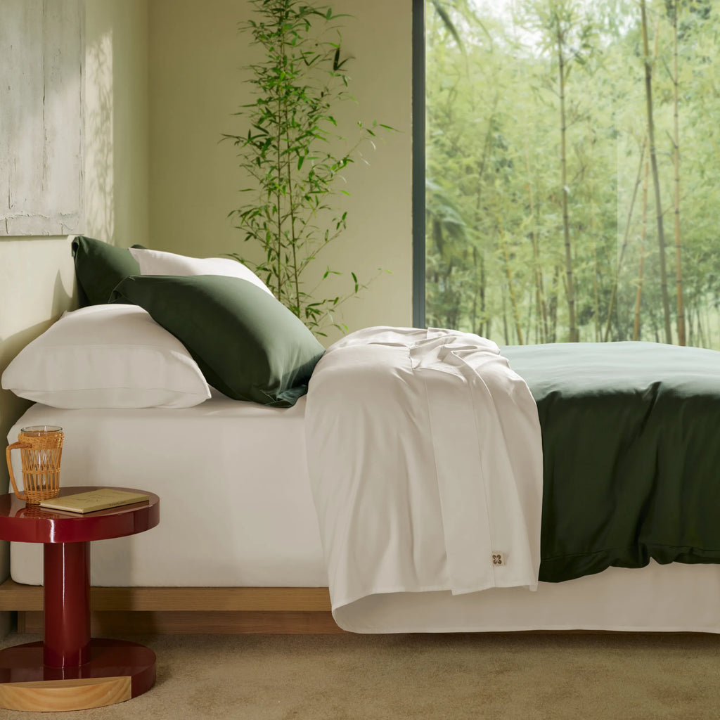 Bed Sheet Set, BareNights Viscose Derived from Bamboo, Breathable Construction for Everyday Bedroom Comfort and Guest Rooms image 11