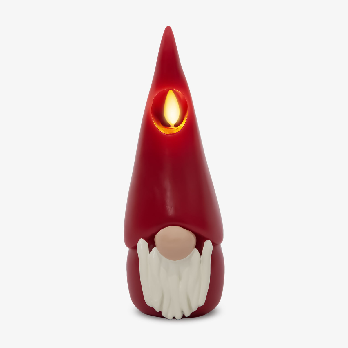 Flameless Candle, Red Gnome for Bedrooms, Living Rooms and Everyday Candlelight Ambience, 2 Size Options image 11