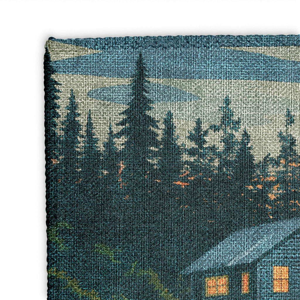 Area Rug, Adirondack Laskeside Cabin for Living Rooms, Bedrooms and Entryways, 10 Size Options image 11