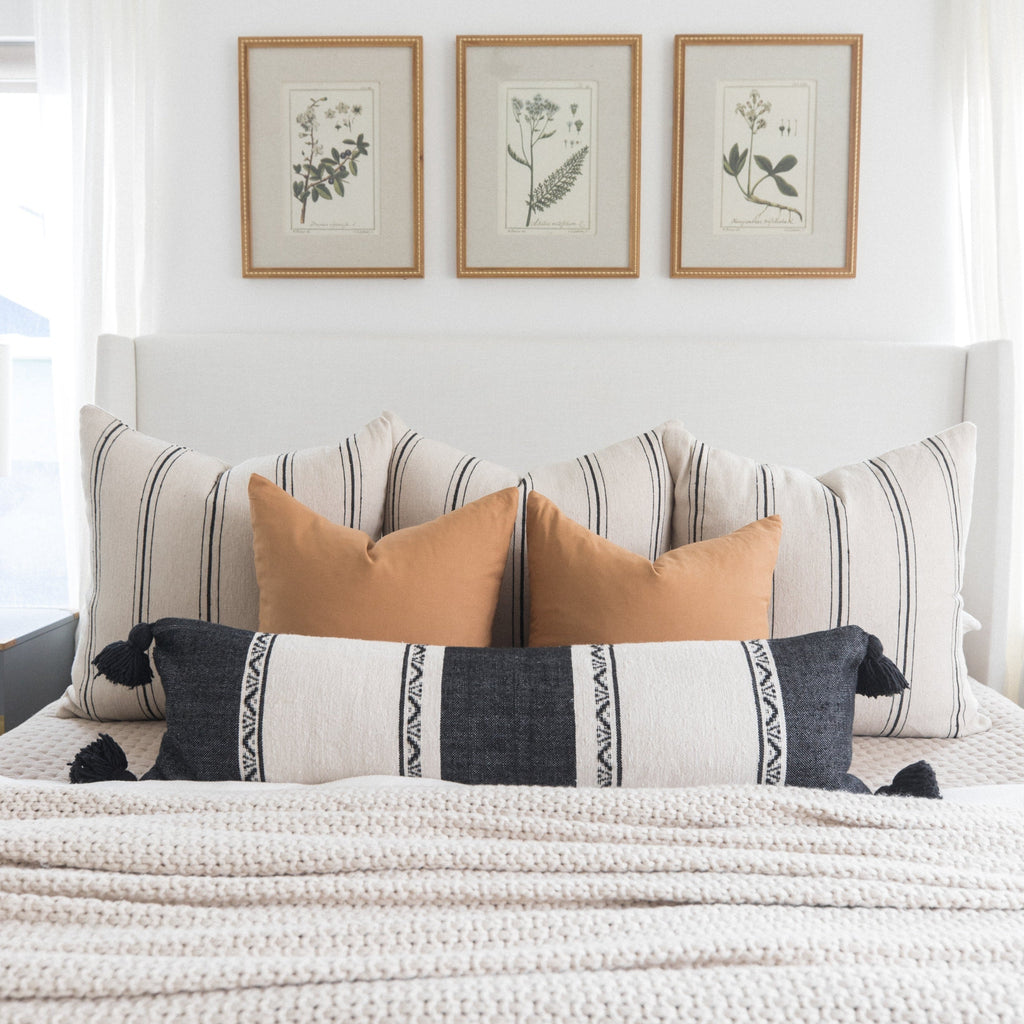 Decorative Pillow Cover Set, Terracotta Basics 18" 22" 26" 12x20", Machine-Washable Care for Bedroom Styling and Living Room Decor image 11
