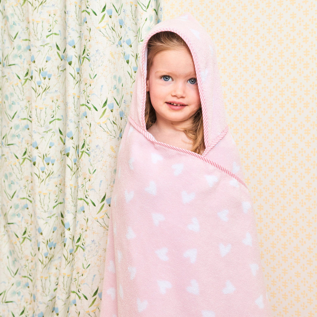 Bath Linen, Kids' Hooded Towel, Organic Cotton Shell for Daily Bathroom Routines and Guest Baths, 15 Color Options image 11