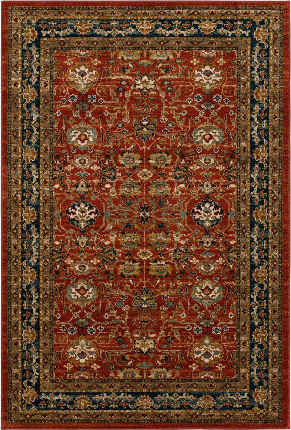 Area Rug, Spice Market Keralam Garnet for Living Rooms, Bedrooms and Entryways, 7 Size Options image 11