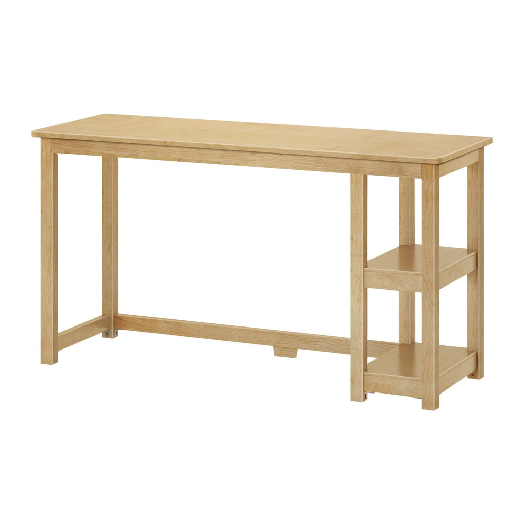 Computer Desk, 55", Solid Wood Construction for Home Offices, Computer Work and Study Spaces, 3 Color Options image 11