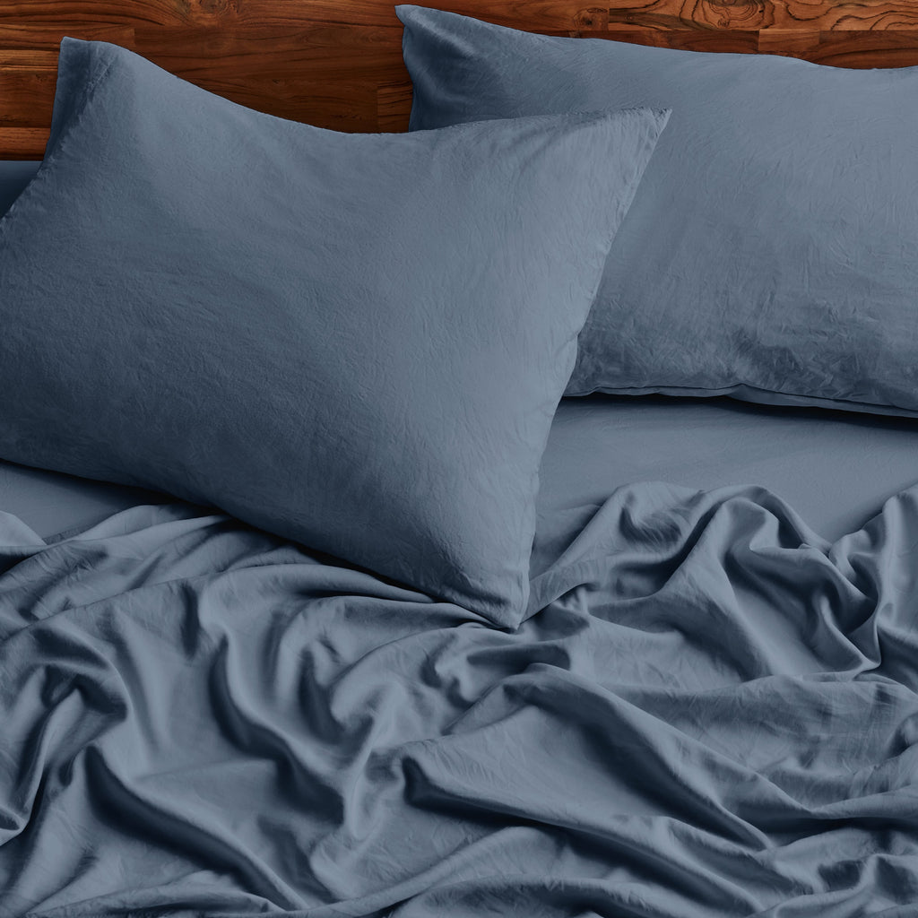 Bed Sheet Set, Ultra Soft Washed for Master Bedrooms, Guest Beds and Daily Use, 5 Sizes and 14 Colors image 11