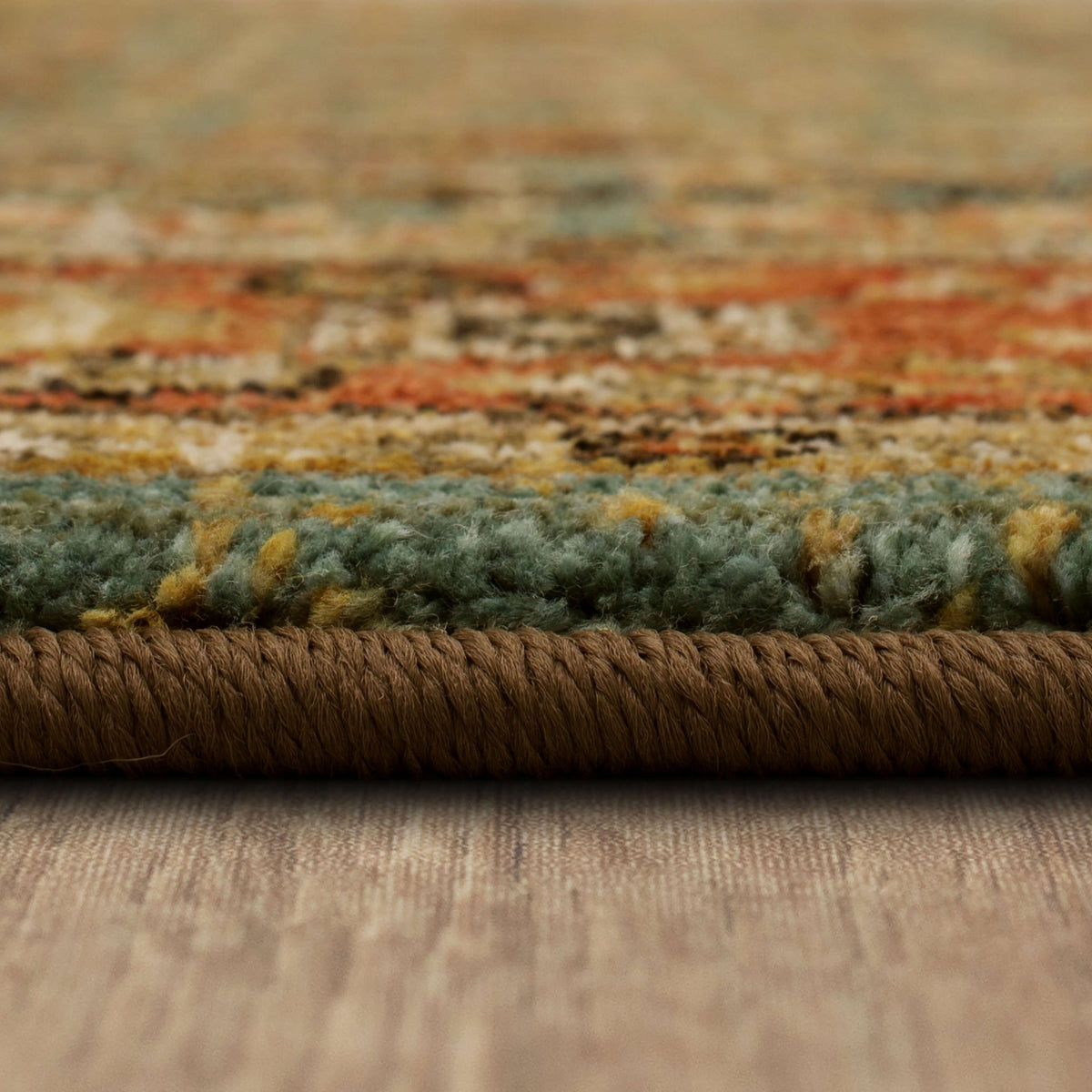 Area Rug, Spice Market Myanmar Aquamarine for Living Rooms, Bedrooms and Entryways, 5 Size Options image 11
